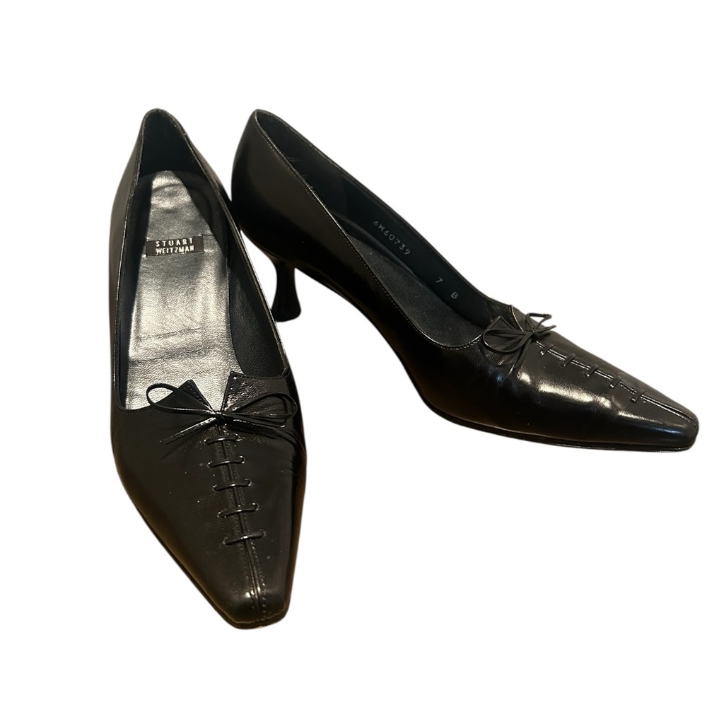 Vintage Stuart Weitzman Black Tirade Pump